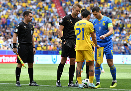 Romania si Ucraina, din cadrul UEFA EURO 2024, desfasurat pe Fussball Arena din Munchen, luni 17 iun