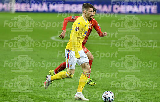 Romania-Macedonia de Nord 3-2 Cupa Mondiala 2022 preliminarii (25.03.2021)