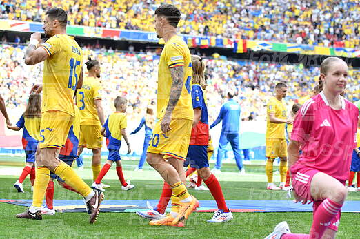 Romania si Ucraina, din cadrul UEFA EURO 2024, desfasurat pe Fussball Arena din Munchen, luni 17 iun